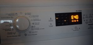 Một số dòng máy giặt Electrolux hiển thị lỗi E40 
