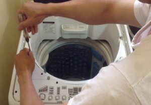 Cách khắc phục khóa nắp máy giặt Toshiba
