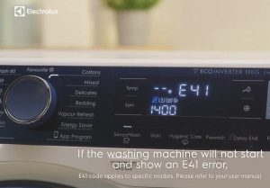 Lỗi E41 máy giặt Electrolux là gì